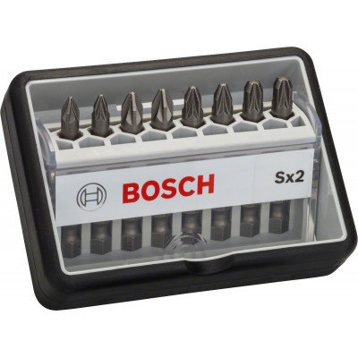 Set 8 embouts pozidriv 49 mm extra - BOSCH | 2 607 002 557