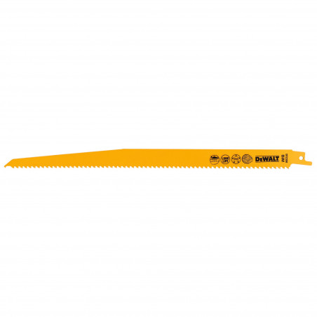 Lame de Scie Sabre Bim Plungepoint Pour La Coupe Du Bois 228mm - Dewalt | DT2350