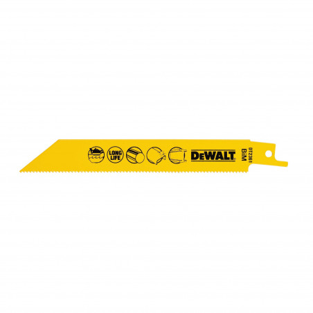 Lame de Scie Sabre Bim Pour La Coupe Du Métal 152mm - Dewalt | DT2361