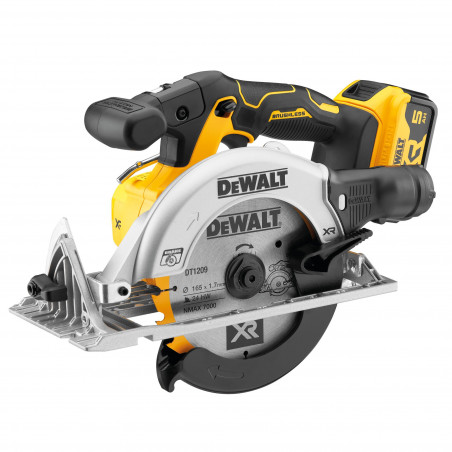 Scie Circulaire XR 18V 5Ah Li-Ion Brushless 165 mm - Dewalt | DCS565P2