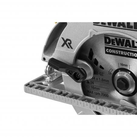 Scie Circulaire XR 18V Brushless 184 mm Sans batterie ni chargeur Compatible Rail de Guidage - Dewalt | DCS572NT