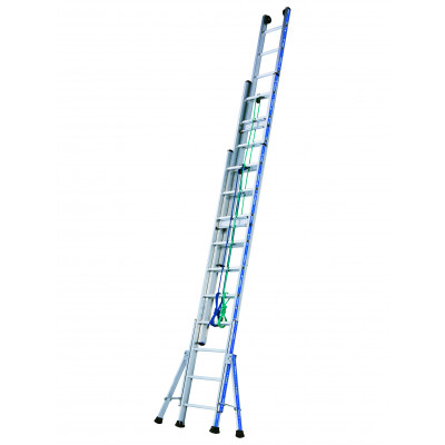 Echelles Platinium 300 coulisse à corde 3 plans 3x18 échelons Tubesca-Comabi | 02433318
