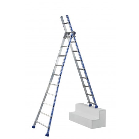 Echelles Platinium transformable 2 plans 2x12 échelons Tubesca-Comabi | 02442612