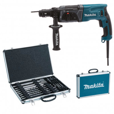 Perfo-burineur sds+780w+led + coffret forets/burin - Makita | HR2470FTP