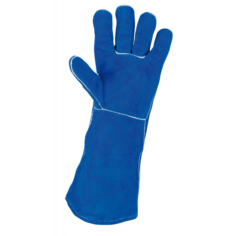 Gants de protection longs en cuir pour soudeur, XL KS Tools | 985.7040