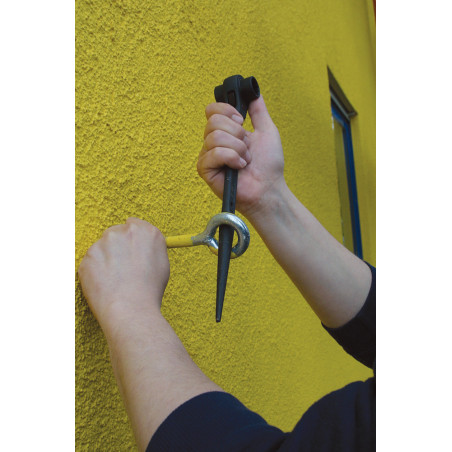 Clé à cliquet à douille réversible spéciale montage échafaudage, 19x22 mm KS Tools | 522.1922