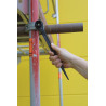 Clé à cliquet à douille réversible spéciale montage échafaudage, 19x24 mm KS Tools | 522.1924