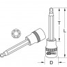 Douille tournevis 6 pans mâles 13mm KS, 1/2", L140mm du module 712.5038 KS Tools | 911.1963