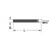 Lime plate douce sans manche, L.250 mm KS Tools | 161.0016