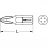 Boîte de 5 embouts de vissage PHILLIPS®, L.25 mm - 1/4'' - PH2 KS Tools | 911.2205