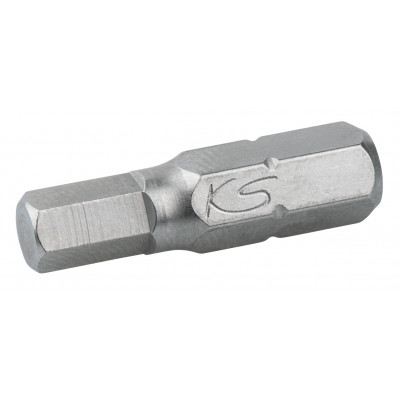 Boîte de 5 embouts de vissage 6 pans, L.25 mm - 1/4'' - 6 mm KS Tools | 911.2265