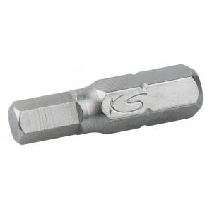 Boîte de 5 embouts de vissage 6 pans, L.25 mm - 1/4'' - 8 mm KS Tools | 911.2271