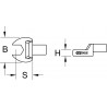 Fourche d'emmanchement, 14x18 mm - 22 mm KS Tools | 516.2222