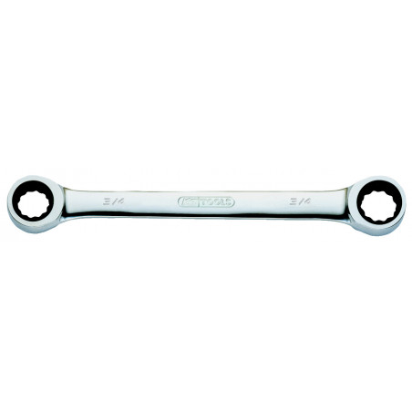 Clé polygonale à cliquet GEARplus®, 7/16''x1/2'' mm KS Tools | 503.4403