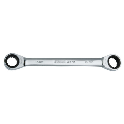 Clé polygonale à cliquet GEARplus®, 17x19 mm KS Tools | 503.4507