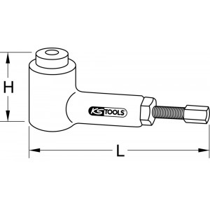 Vérin hydraulique 180 mm KS Tools | 640.0165