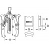 Extracteur 2 et 3 griffes 6'' KS Tools | 700.1130