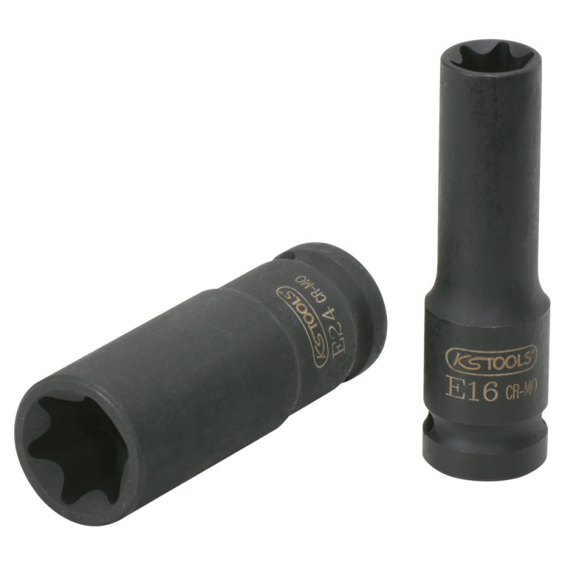 Douille longue à chocs TORX® 1/2'', E18 KS Tools | 515.1056