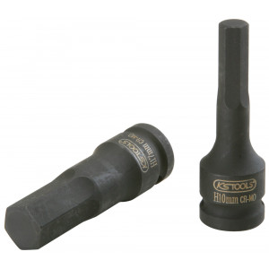 Douille mâle à chocs 6 pans 1/2'', L.75 mm - 14 mm KS Tools | 911.0930