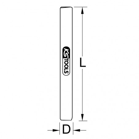 Goupille pour douilles à chocs 3/8'', 13 - 22 mm KS Tools | 515.1539
