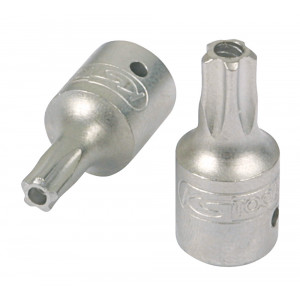 Douille tournevis ULTIMATE 5 pans percé 1/4" - L.25 mm - TS 10 " - KS Tools | 922.1541