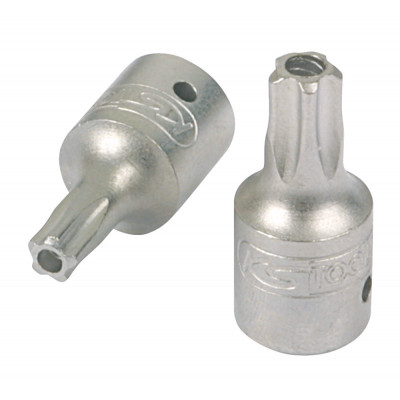 Douille tournevis ULTIMATE 5 pans percé 1/4" - L.25 mm - TS 40" - KS Tools | 922.1547