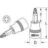 Douille tournevis ULTIMATE 3/8", PZ1" - KS Tools | 922.3891