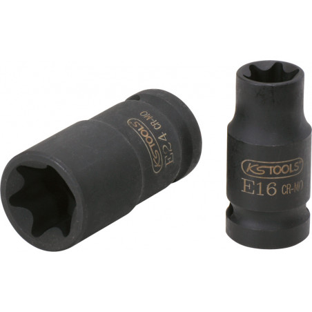 Douille à chocs courte TORX 1/2", E20" - KS Tools | 911.0964