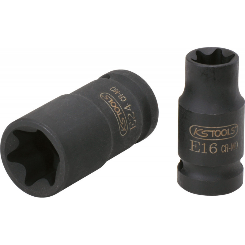 Douille à chocs courte TORX 1/2", E20" - KS Tools | 911.0964
