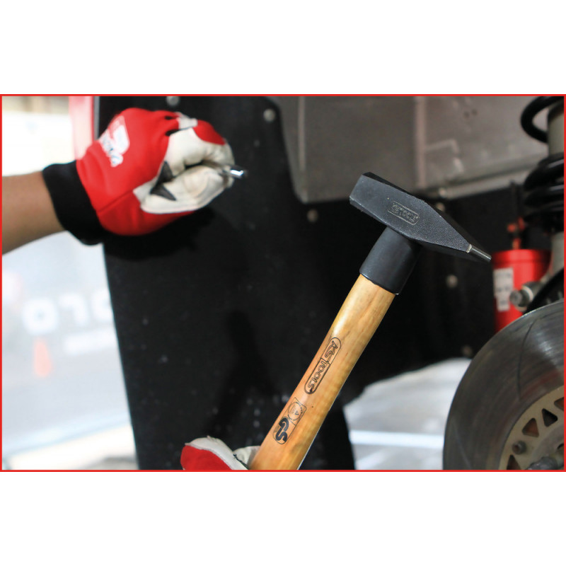 Marteau de mécanicien manche Hickory, 500g KS Tools | 142.1350