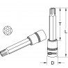 Douille tournevis ULTIMATE RIBE 1/2", L.110 mm - M9" - KS Tools | 922.1789