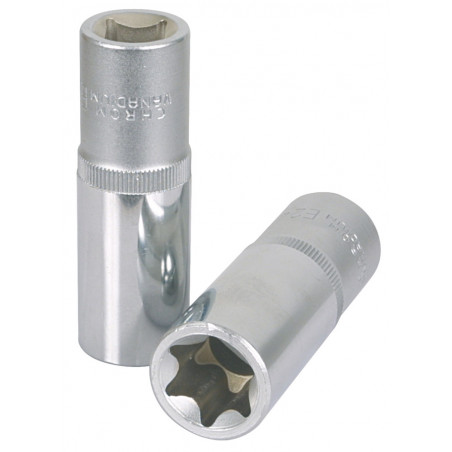 Douille longue TORX ULTIMATE 1/2", L. 75mm - E20 - KS Tools | 922.1384
