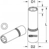 Douille bougie ULTIMATE 3/8", 21 mm" - KS Tools | 922.3849