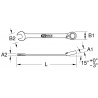 Clé mixte à cliquet DUO GEAR®, 24 mm KS Tools | 503.5924