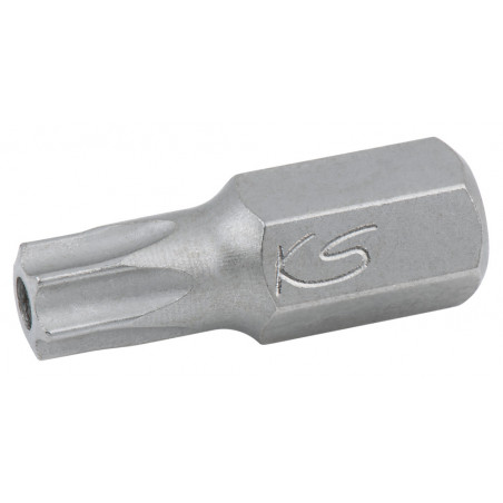 Embout de vissage TORX® percé, L.30 mm - A 10 mm - T30 KS Tools | 930.2130