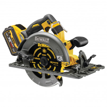 Scie circulaire 2.0 XR FLEXVOLT 54V 3Ah Li-Ion Brushless 190 mm compatible rail de guidage - Dewalt | DCS579X2