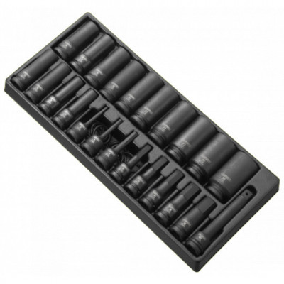 Module vide pour douilles longues impact 1/2" Expert | E041645