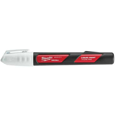 Marqueurs Inkzall™ Peinture Liquide Blanche Milwaukee | 48223711