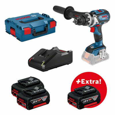 Perceuse visseuse gsr 18v-110 c 3x5,0ah l-boxx - BOSCH | 0 615 990 L8F