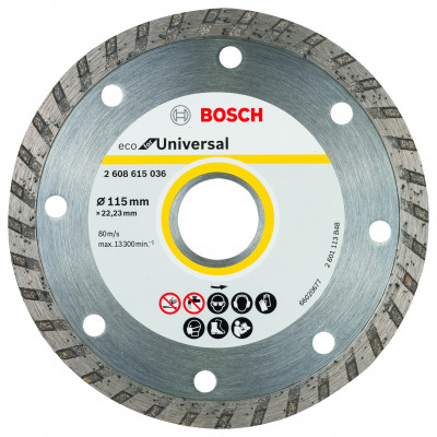 10 Dis Diama Uni Turbo BOSCH 115X22,23X7 - BOSCH | 2 608 615 045
