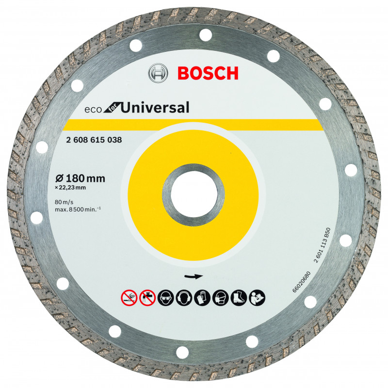 10 Dis Diama Uni Turbo BOSCH 180X22,23X7 - BOSCH | 2 608 615 047