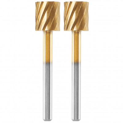 Dremel Max 115 Lot de 2 fraises acier rapide haute longévité ø 7,8mm cylindrique - BOSCH | 2 615 011 5DM