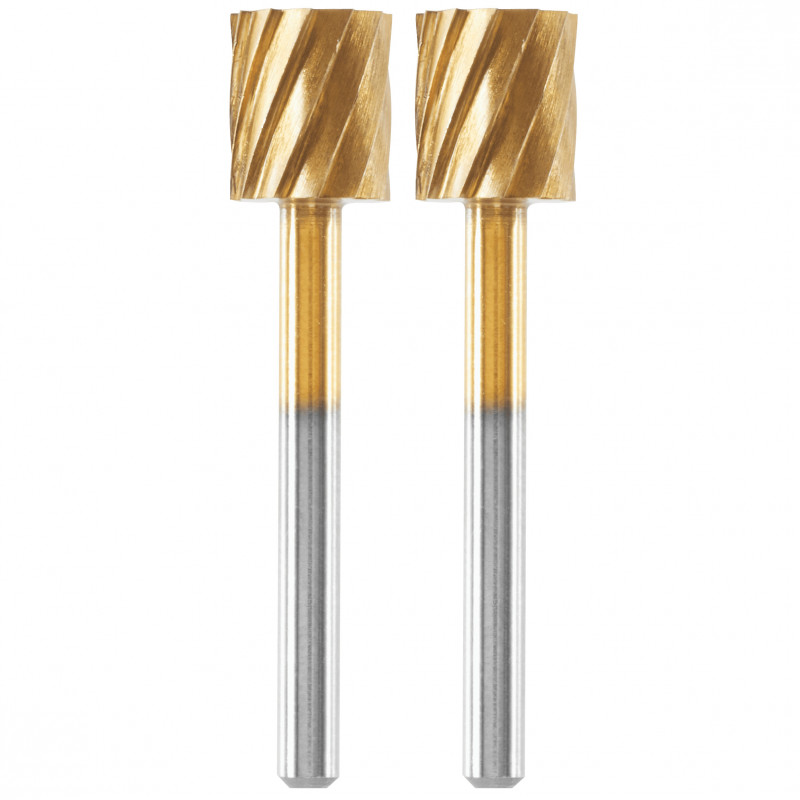 Dremel Max 115 Lot de 2 fraises acier rapide haute longévité ø 7,8mm cylindrique - BOSCH | 2 615 011 5DM
