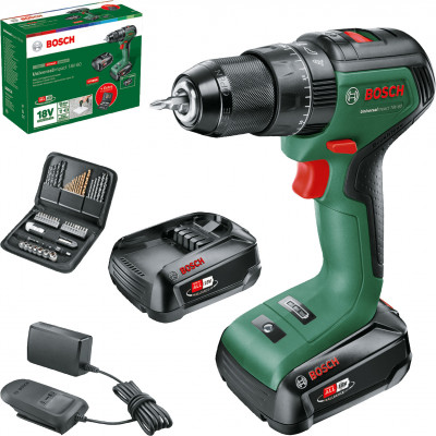 UniversalImpact 18V-60 Brushless 2x2,0Ah + 51pcs - BOSCH | 0 603 9D7 106