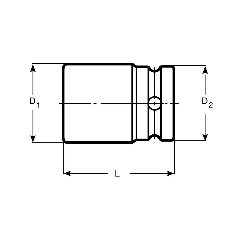 ADAPTATEUR3/8 POUR EMBOUT 10M - Bahco | BE504902