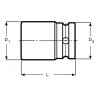 ADAPTATEUR3/8 POUR EMBOUT 10M - Bahco | BE504902
