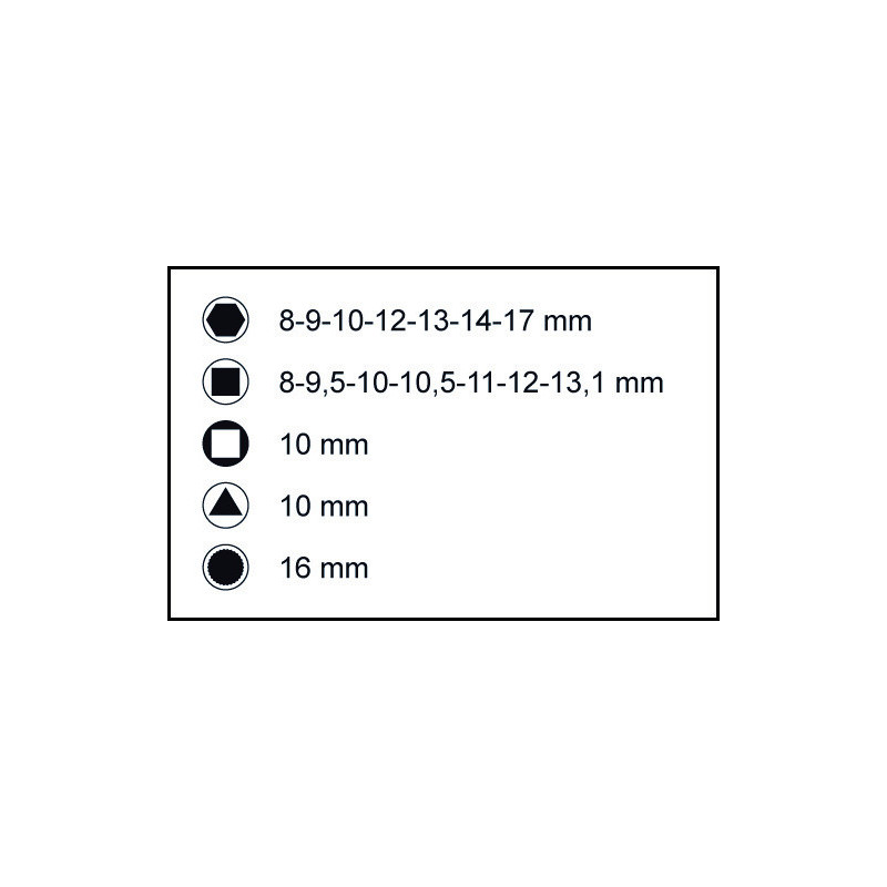 EMBOUT VIDANGE 10  HEX - Bahco | BE621703
