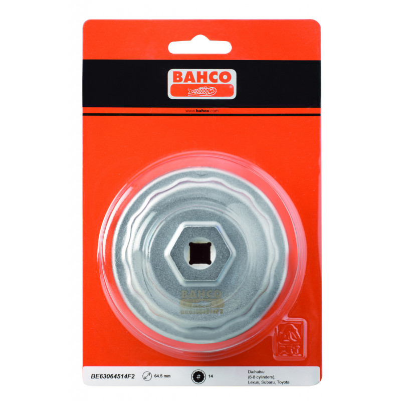 Oil Filter Wrench Toyota, Lexus, Subaru, Daihatsu, 4, 6 ou 8 cylindres (2,5 à  5,7 L) - Bahco | BE63064514F2