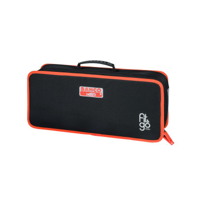 Pochette en tissus porte outils 11L avec poignée caoutchouc pour 2 modules mousse 1/3 Fit&Go - Bahco | 4750FB5-FG2
