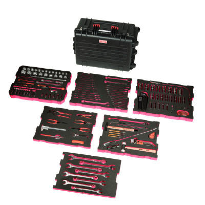 Jeu d'outils MRO dans mallette rigide à usage intensif - 195 pcs - Bahco | 4750RCHDW02FF1